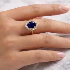 "Heritage" Deep Blue Gemstone Ring